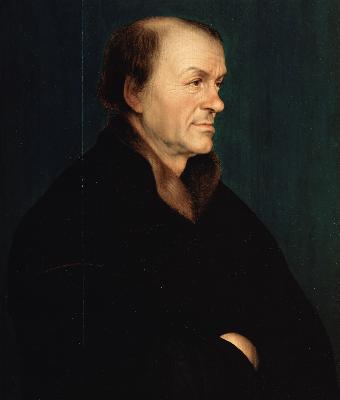 Portrait of the printer Johann Froben