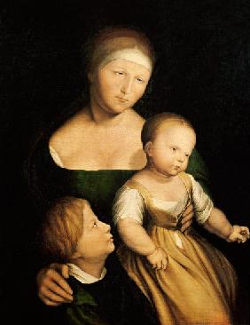 The Artist's Wife and Children
