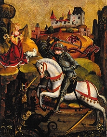 The Dragon Fight of St. Georg from Hans Mayr von Landshut
