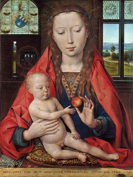 Madonna and Child, from The Diptych of Maerten van Nieuwenhove from Hans Memling