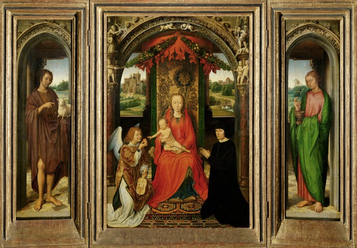Small Triptych of St. John the Baptist from Hans Memling