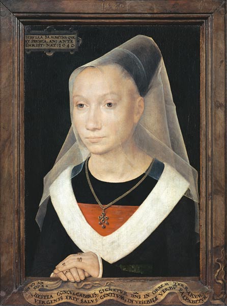 Portrait of a Young Woman from Hans Memling