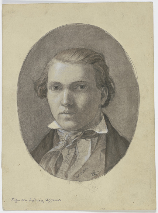 Porträt eines Sohnes von Ludwig Thoma from Hans Thoma