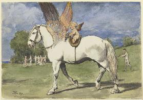 Cherub on Pegasus