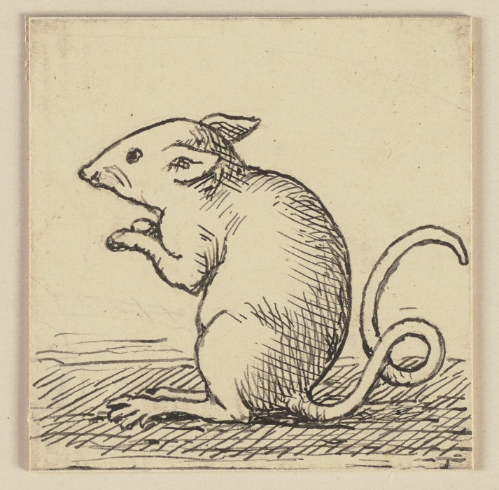 Drawing for the Primer: Mouse from Hans Thoma
