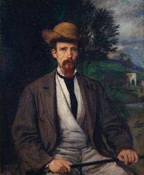 Self-Portrait with Yellow Hat