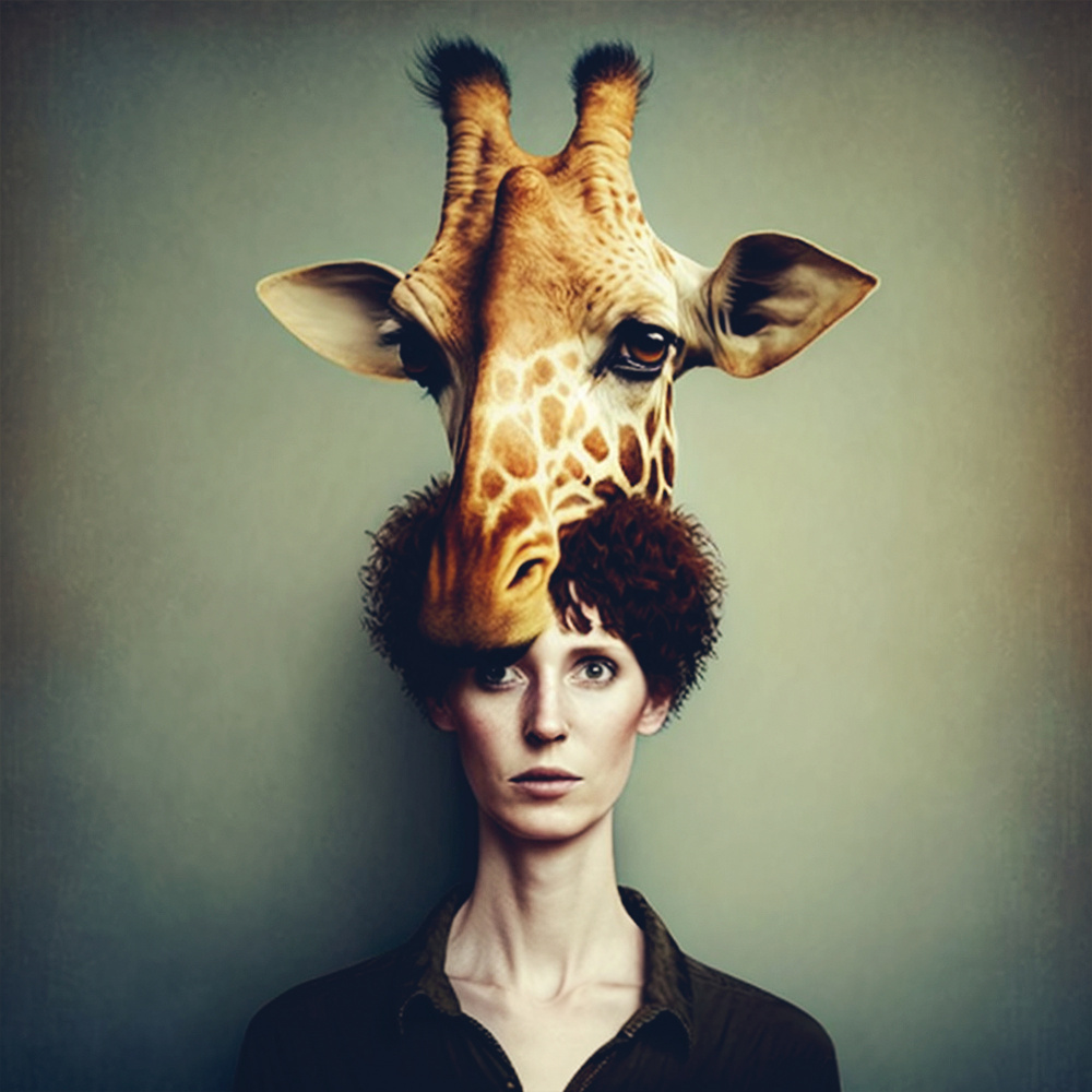 Giraffe Woman from Hany Hossameldin