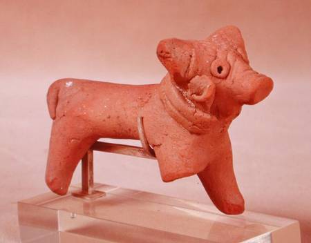Figure of an animal, from Mohenjo-Daro, Idus Valley, Pakistan from Harappan