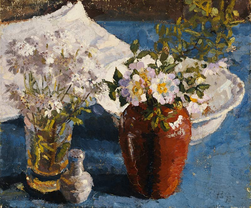Stillleben mit Blumen in einer Vase from Harold Gilman
