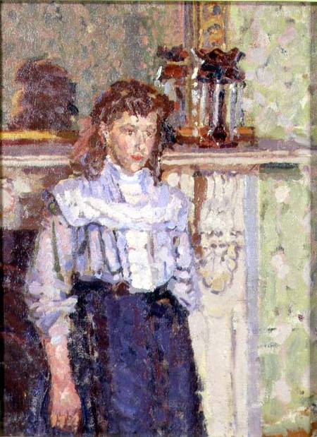 Girl by a Mantelpiece from Harold Gilman