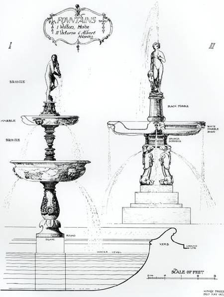 Fountains, Wilton House, Wiltshire and Victoria and Albert Museum, London from Harry Inigo Triggs
