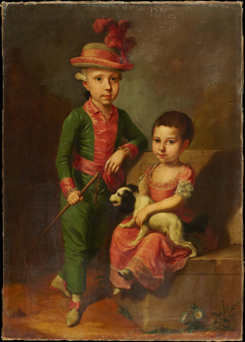 Double Portrait of Johann Georg von Holzhausen (1771-1846) and His Sister Henriette (1773-1834) from Heinrich Jacob Tischbein