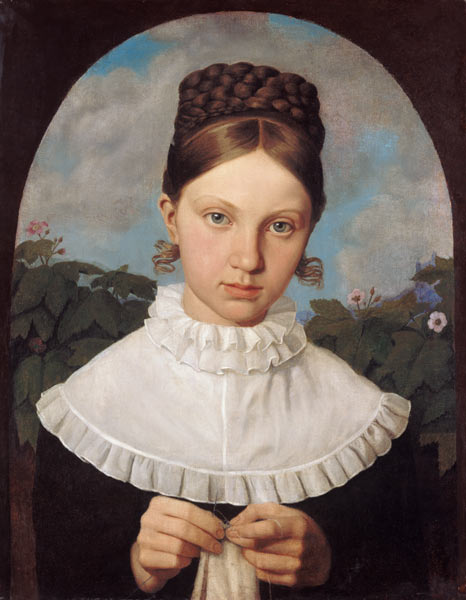 Portrait the Fanny Gail from Heinrich Maria Hess
