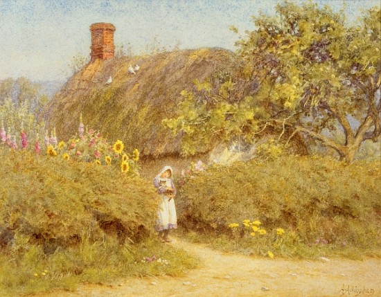 A Surrey cottage from Helen Allingham
