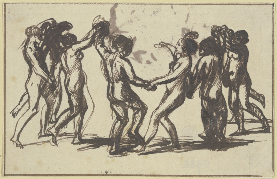 Dance of the nymphs from Hendrik Goudt