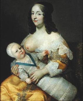 The Dauphin Louis of France (1638-1715) and his Nursemaid, Dame Longuet de la Giraudiere