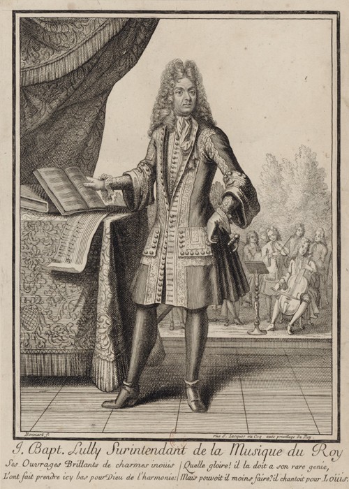 Jean-Baptiste Lully from Henri Bonnart