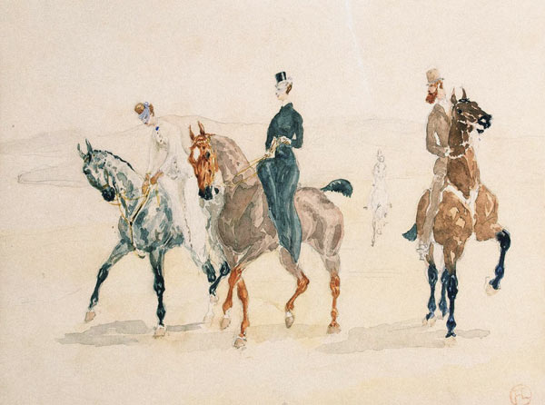 Riders from Henri de Toulouse-Lautrec