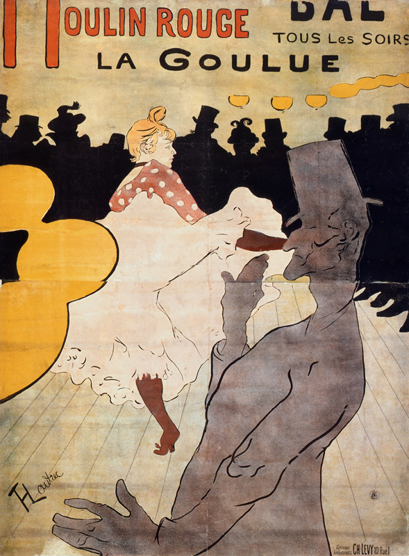 Moulin Rouge: La Goulue from Henri de Toulouse-Lautrec