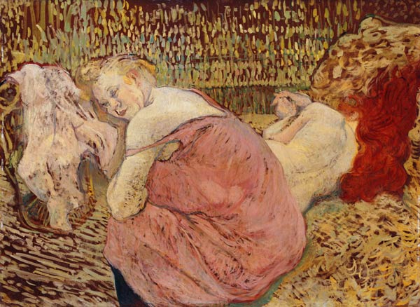 Two friends from Henri de Toulouse-Lautrec