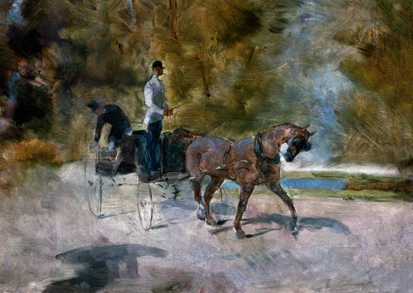 A Dog-Cart from Henri de Toulouse-Lautrec
