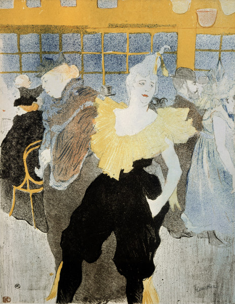 Clownesse Cha-u-kao from Henri de Toulouse-Lautrec