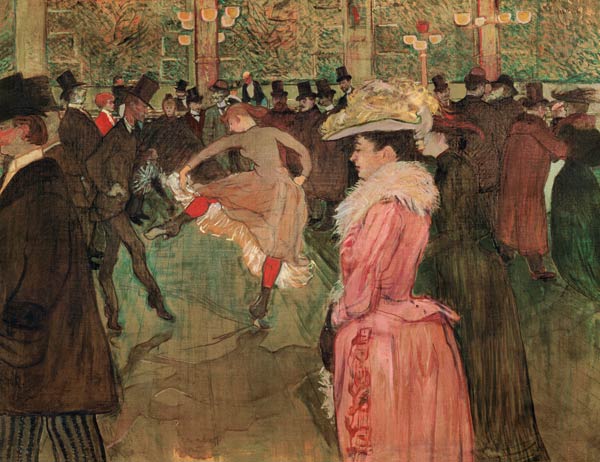 Dance in the Moulin Rouge from Henri de Toulouse-Lautrec