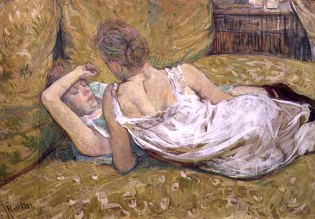Two friends (pastel) from Henri de Toulouse-Lautrec