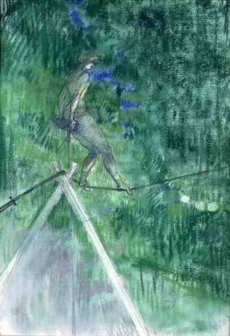 The Rope Dancer from Henri de Toulouse-Lautrec