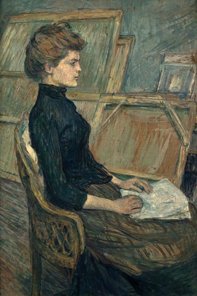Woman in Studio from Henri de Toulouse-Lautrec