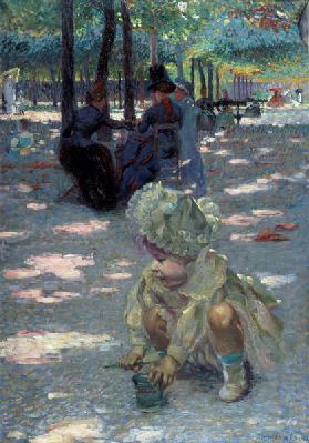 In an August afternoon in the Jardin de Luxembourg