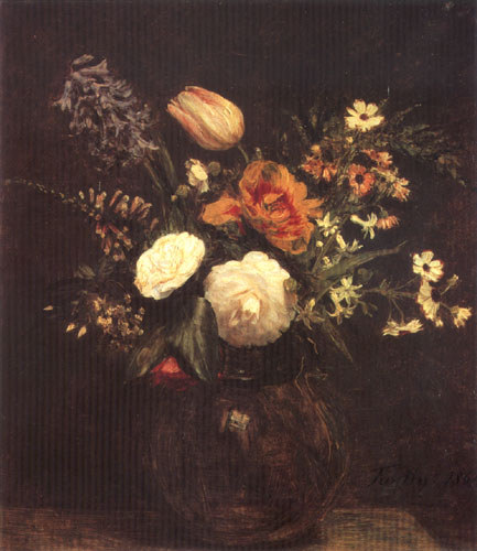 Flowers from Henri Fantin-Latour