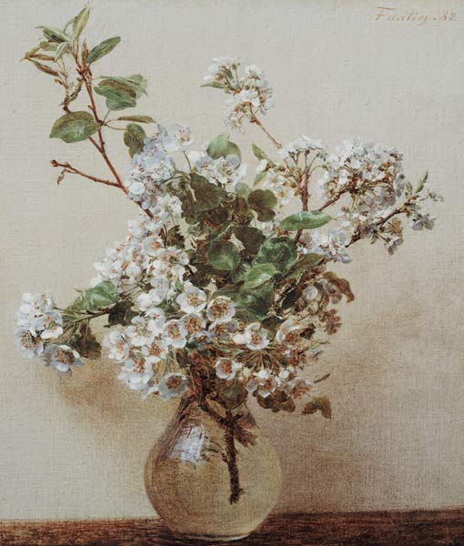 Pear Blossom from Henri Fantin-Latour