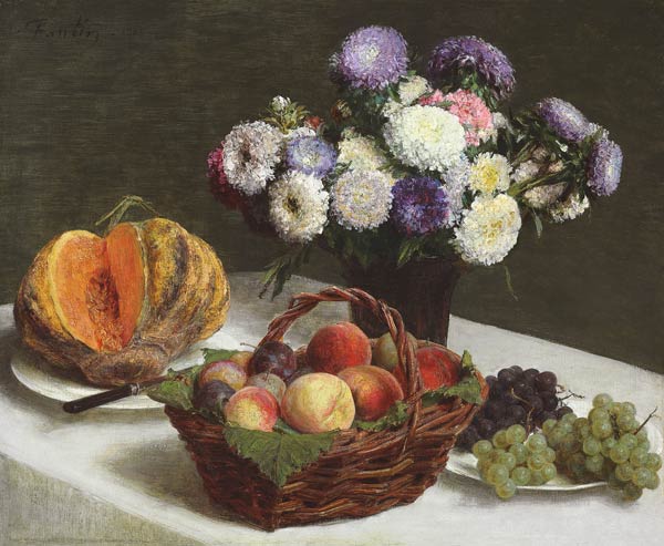Stillleben mit Blumen und Früchten from Henri Fantin-Latour