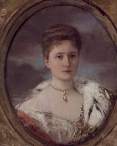 Portrait of Tsarina Alexandra (1872-1918) from Henri Gervex