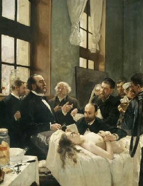 Before the Operation, or Doctor Pean teaching at Saint-Louis hospital