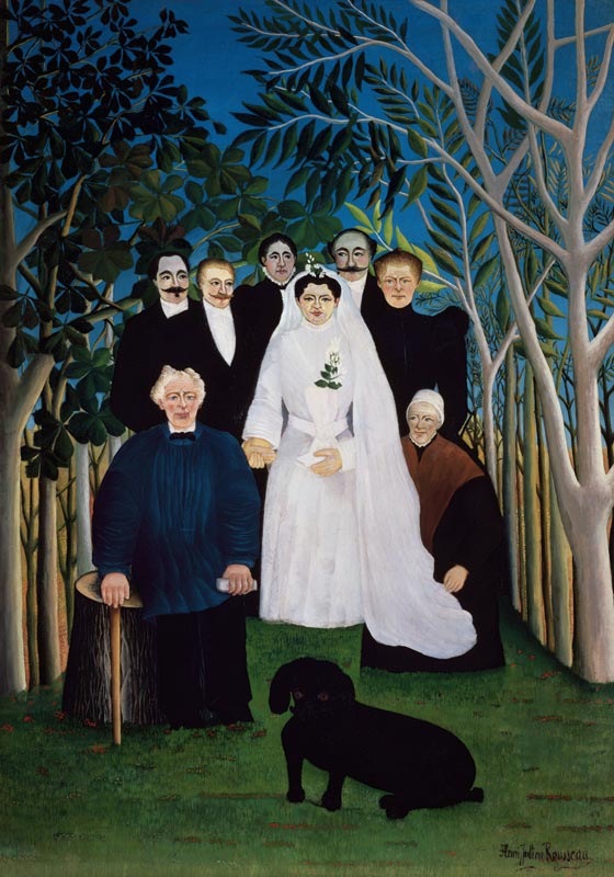 A wedding in the country from Henri Julien-Félix Rousseau