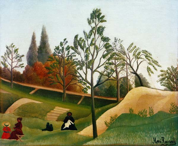 H.Rousseau, View of the fortifications from Henri Julien-Félix Rousseau