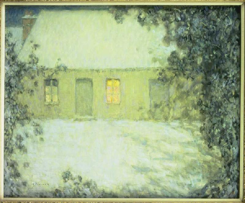 Winter evening. from Henri Le Sidaner