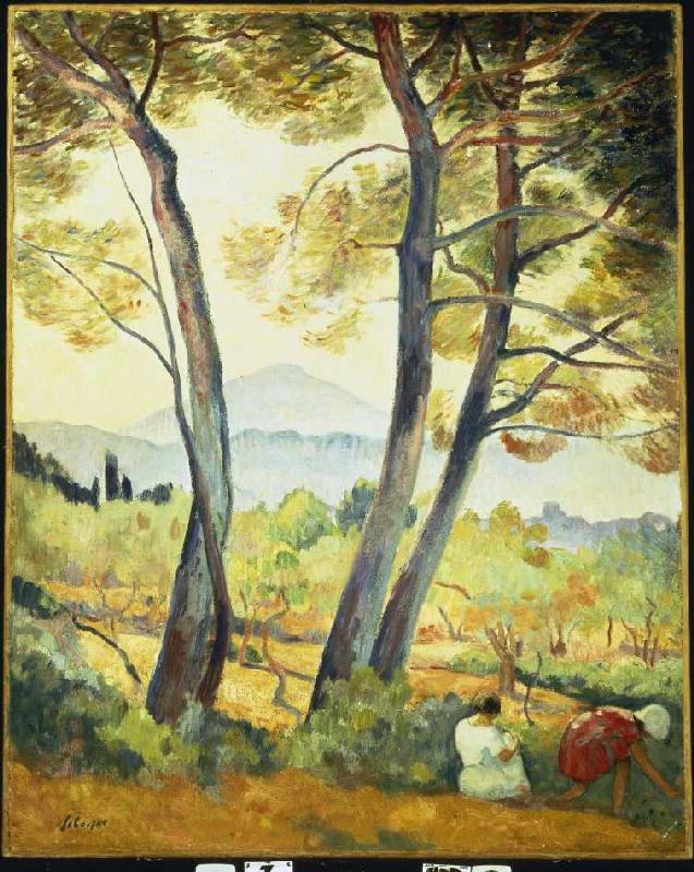 South French summer landscape. from Henri Lebasque