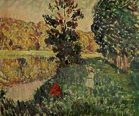 At the pond with St. Pierre from Henri Lebasque