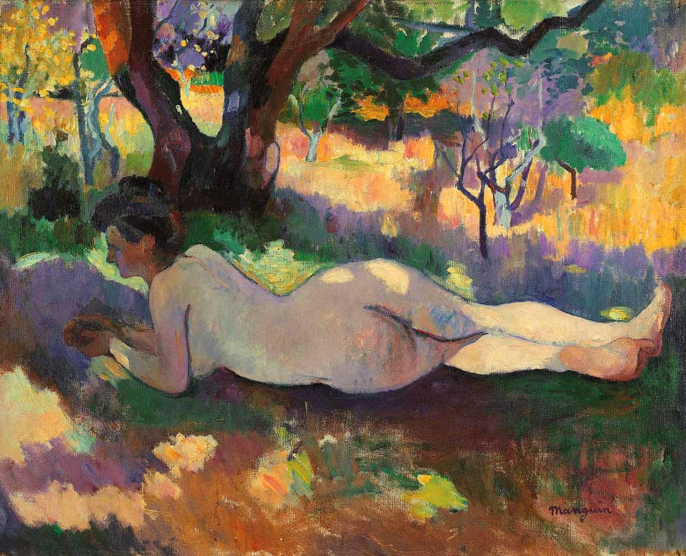 Nude under the Trees (Nu sous les arbres) from Henri Manguin