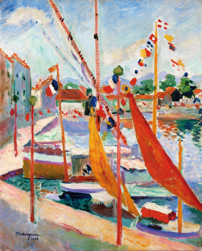The 14th of July in St. Tropez from Henri Manguin