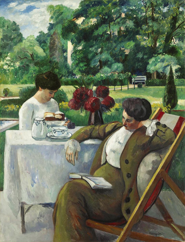Tea Time at the Villa Flora, Winterthur from Henri Manguin