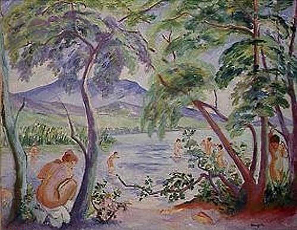 Landscape with bathers from Henri Manguin