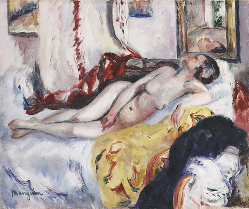 Nude Sleeping; Nu Dormant, 1917 from Henri Manguin