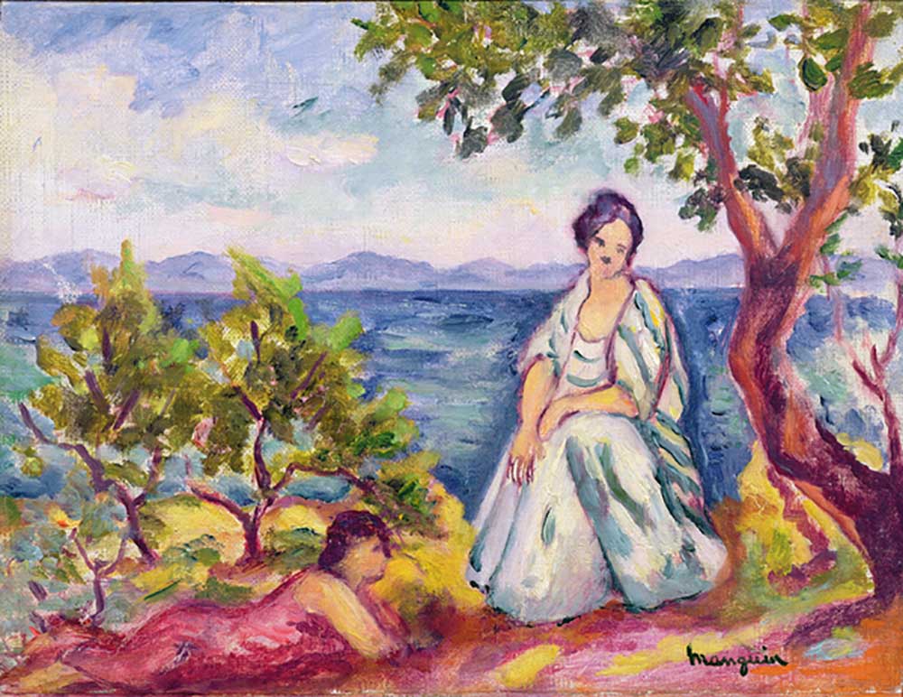 Two Figures Beside the Water, 1908 from Henri Manguin