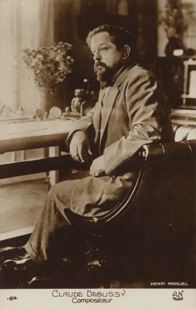 Claude Debussy, French composer from Henri Manuel