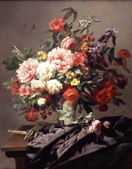Peonies, Poppies and Roses from Henri Robbe