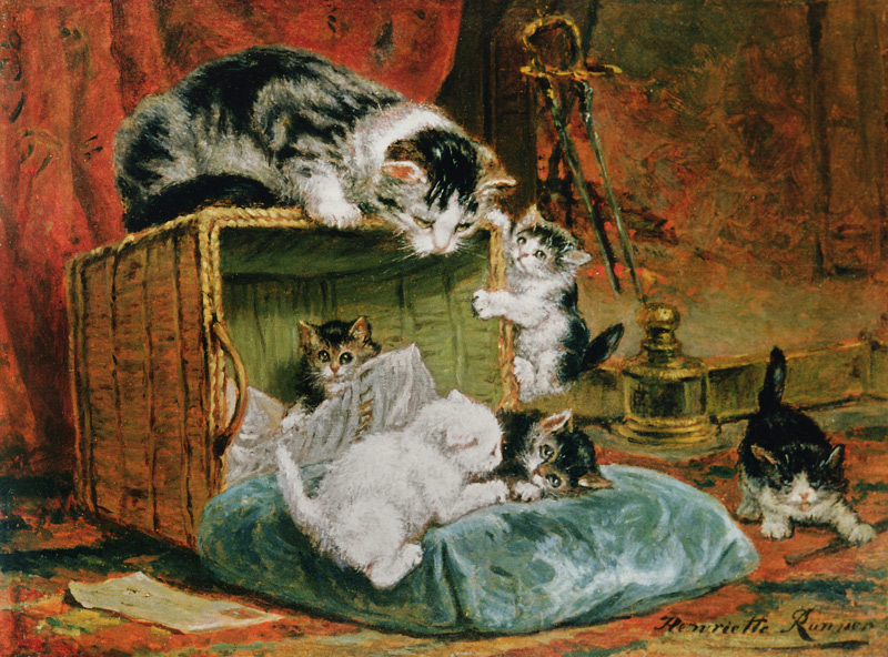 Playtime from Henriette Ronner-Knip